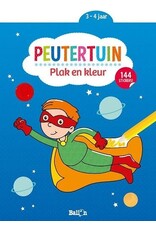 Peutertuin: Plak en Kleur Superheld 3-4 Jaar