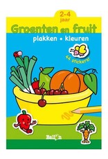 Plakken en Kleuren: Groenten en Fruit (2-4 Jaar)