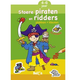Plakken en Kleuren: Stoere Piraten en Ridders (4-6 Jaar)