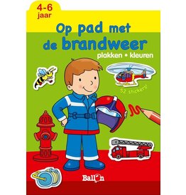 Plakken en Kleuren: Op Pad met de Brandweer (4-6 Jaar)