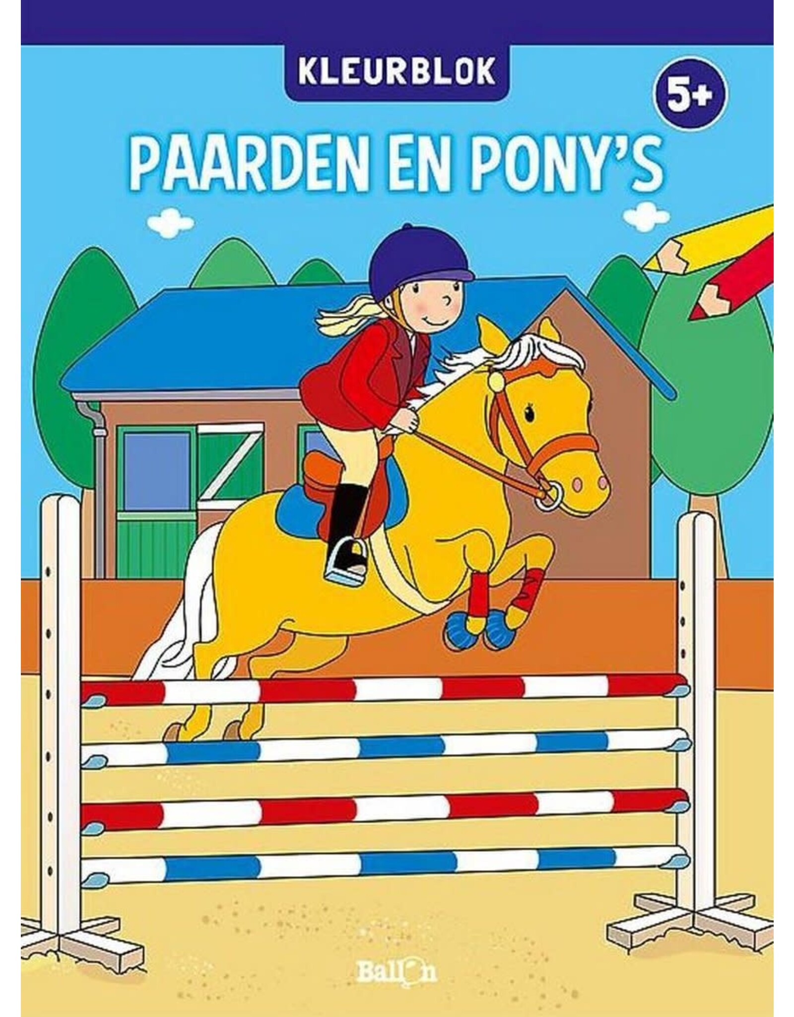 Kleurblokken: Paarden en Pony's  5+