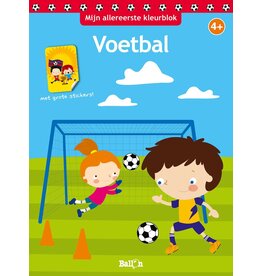 Mijn Allereerste Kleurblok: Voetbal  4+