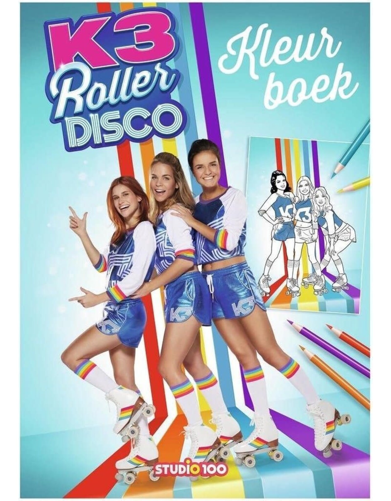 Studio 100:  K3  Roller Disco Kleurboek