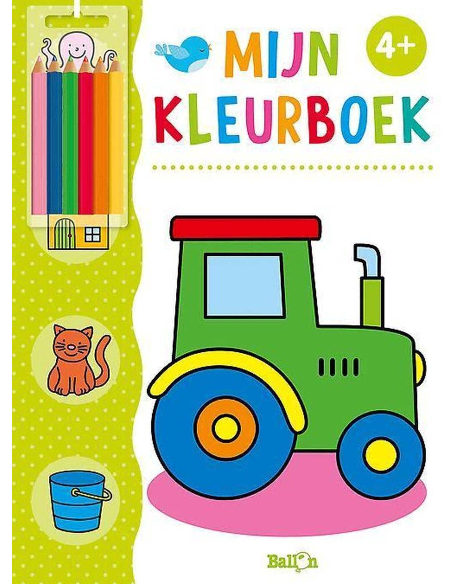 Ballon Media Mijn Kleurboek met Kleurpotloodjes 4+