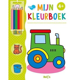 Ballon Media Mijn Kleurboek met Kleurpotloodjes 4+