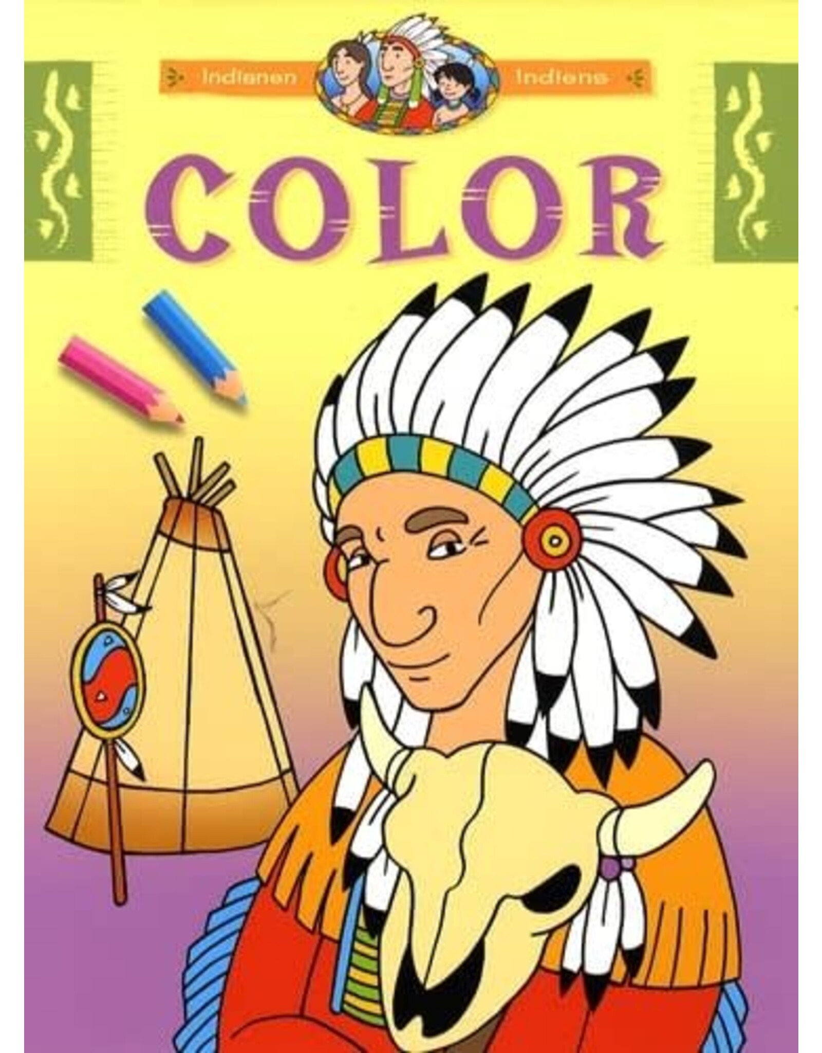 Kleurboek: Indianen Color