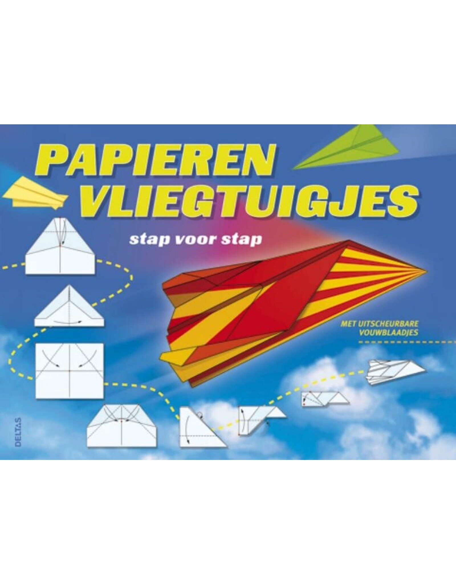 Papieren Vliegtuigjes Stap Voor Stap