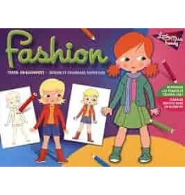 Fashion Teken- en Kleurpret: Little Miss Trendy
