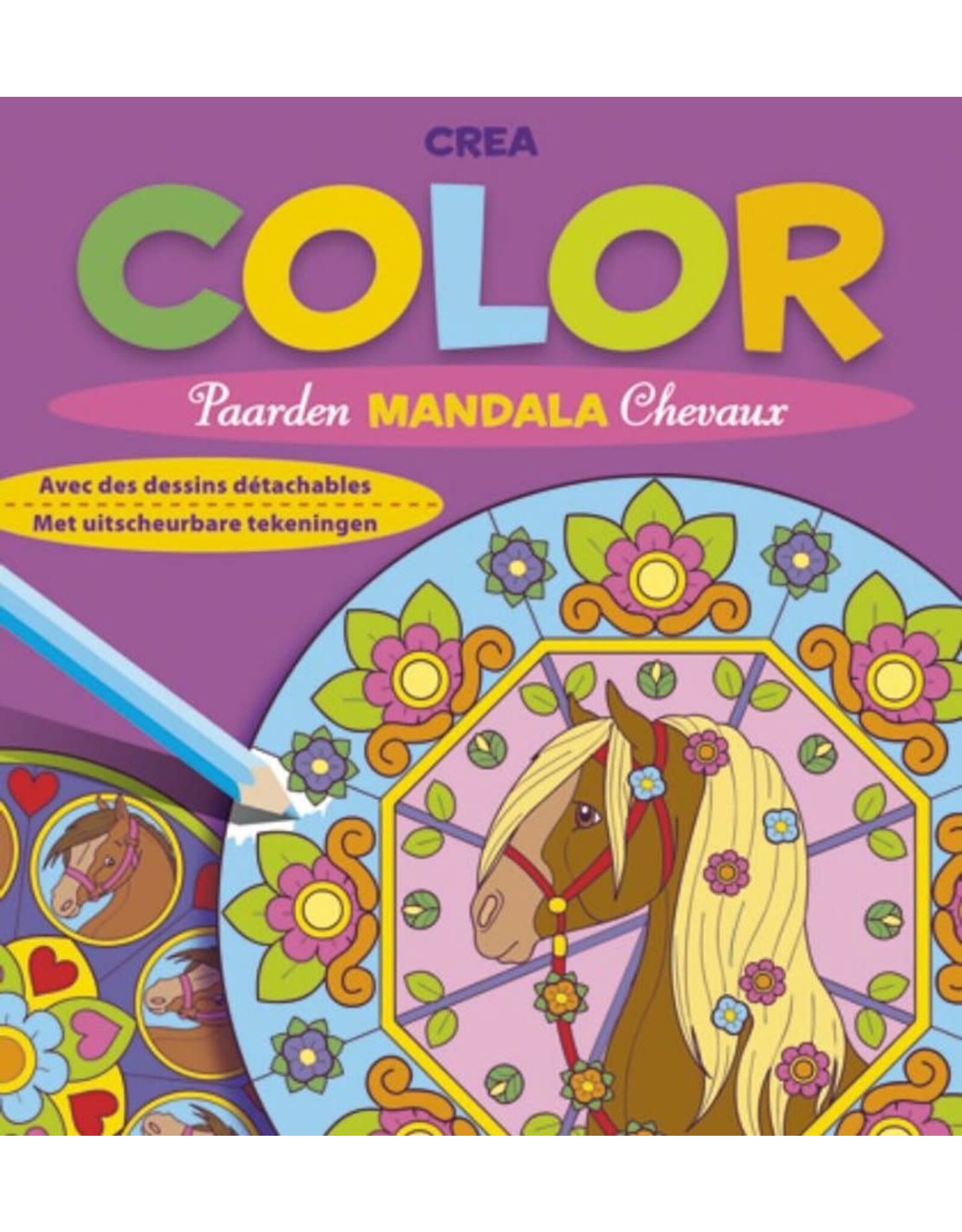 Crea Color Paarden Mandala