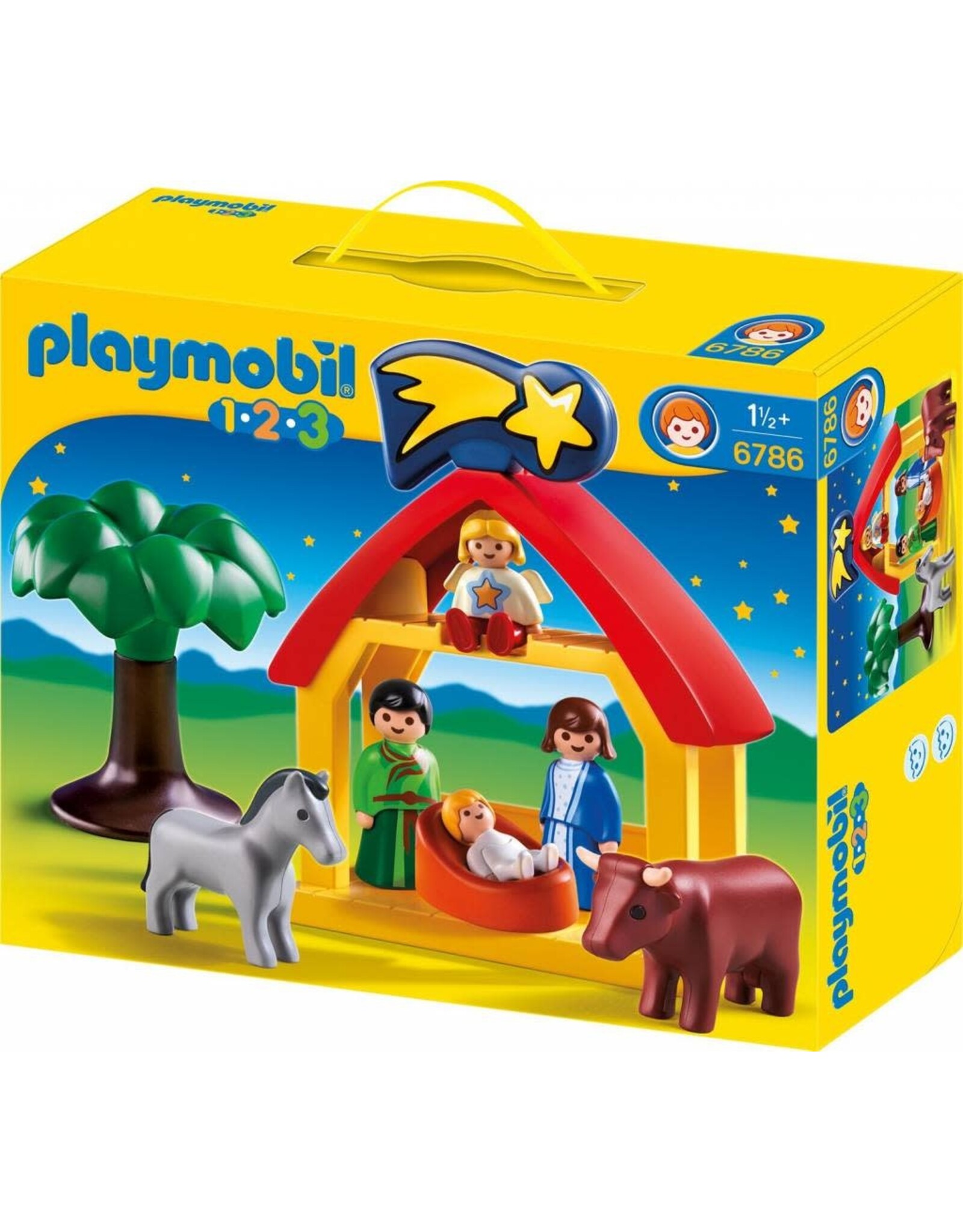 Playmobil Playmobil 1.2.3 Kerst 6786 Kerststal