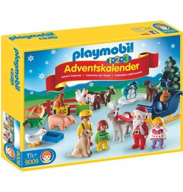 Playmobil Playmobil 1.2.3 Adventskalender Op de Boerderij - 9009
