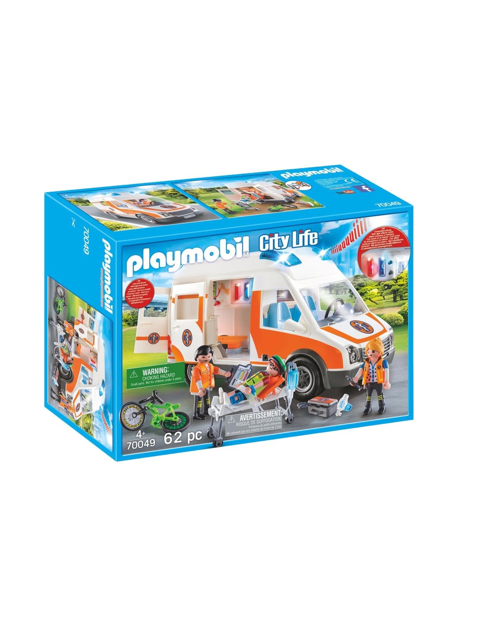 Playmobil Playmobil City Life 70049 Ambulance en Ambulanciers