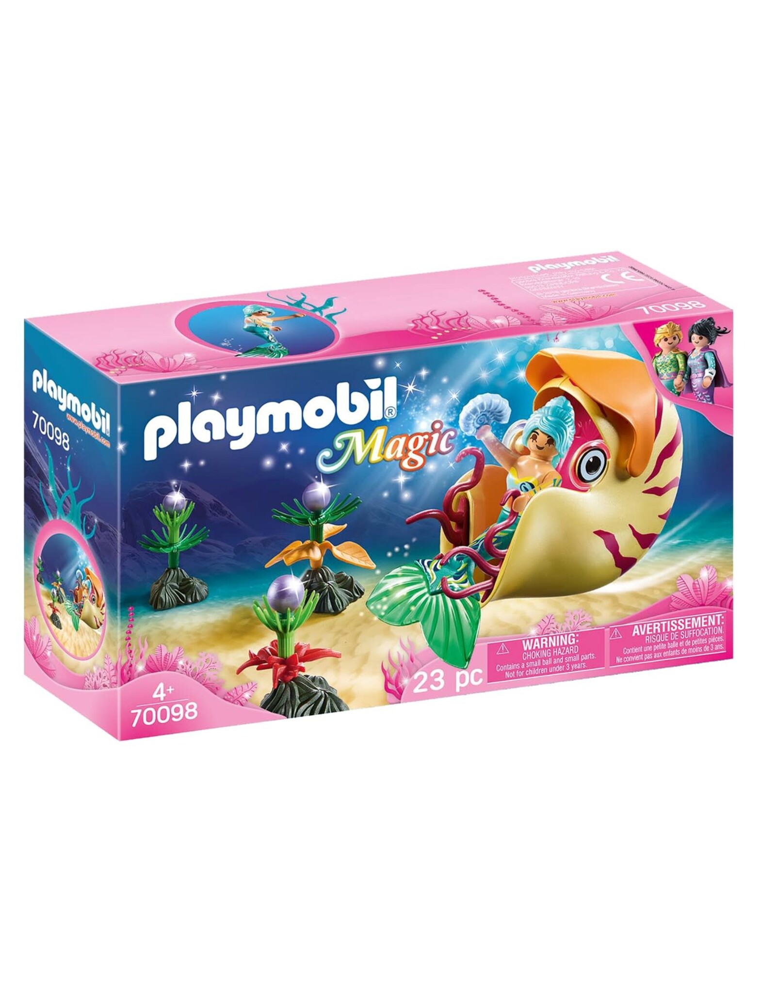Playmobil Playmobil Magic 70098 Zeemeermin met Zeeslakkengondel