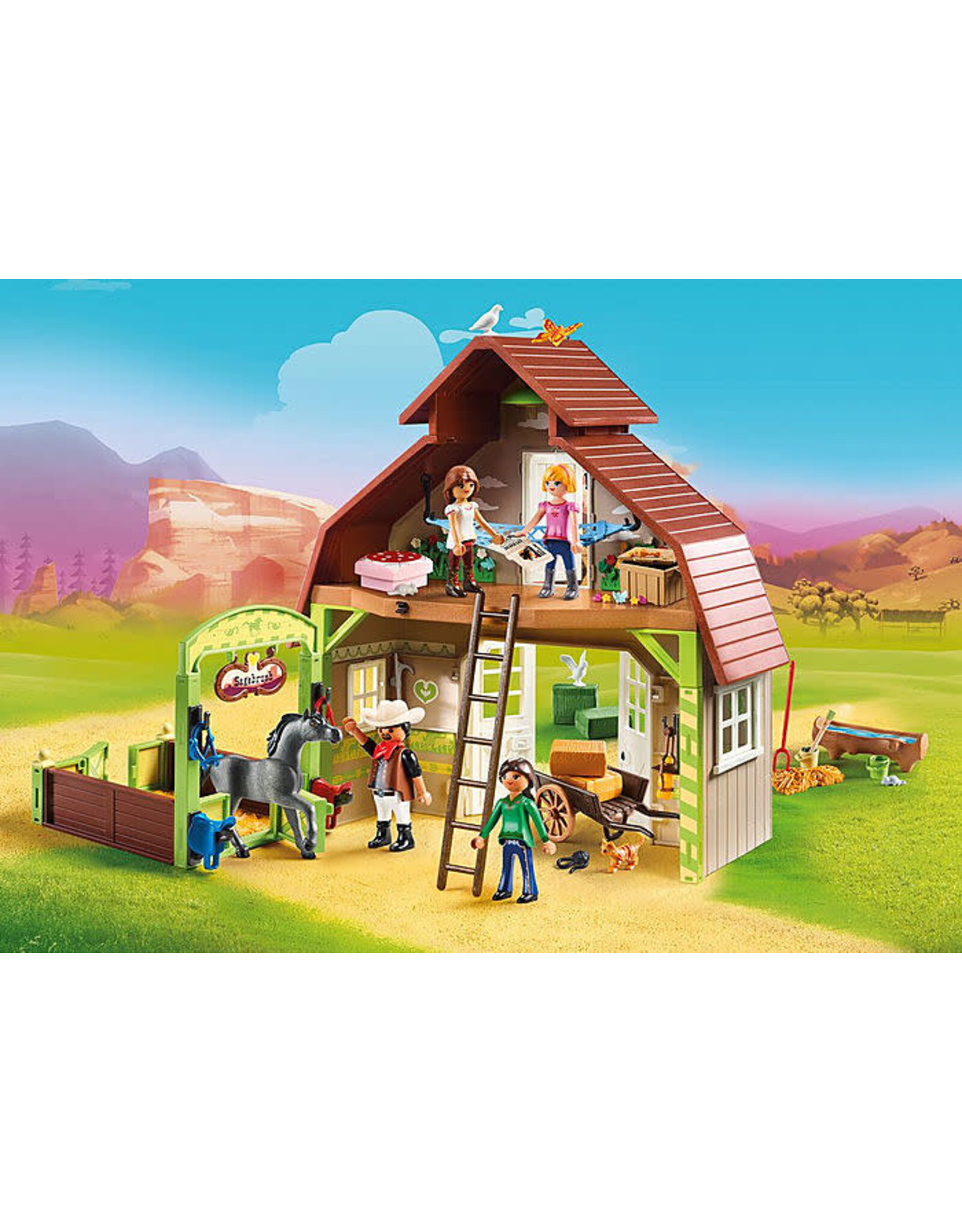 Playmobil Playmobil  Spirit 70118 Schuur Met Lucky Pru en Abigail