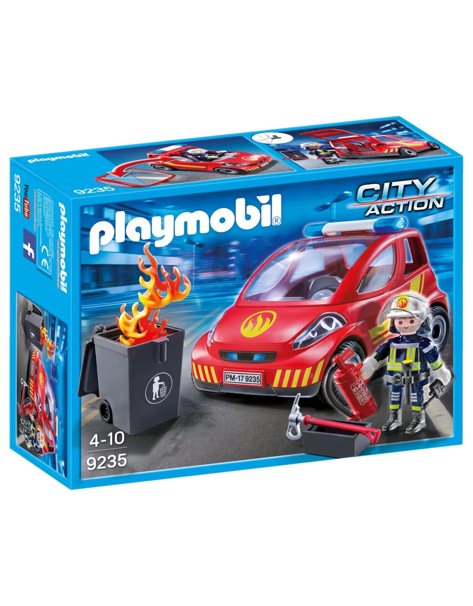 Playmobil Playmobil City Action 9235 Brandweerman met Interventievoertuig