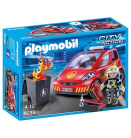 Playmobil Playmobil City Action 9235 Brandweerman met Interventievoertuig