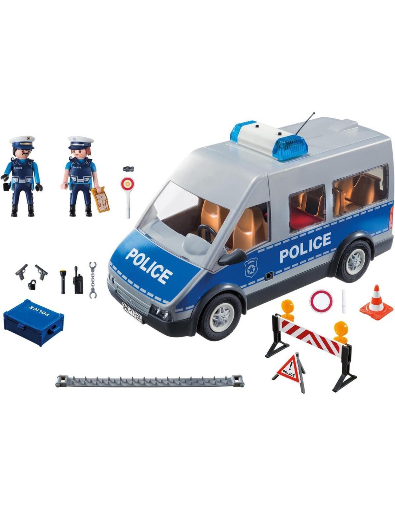 Playmobil Playmobil City Action 9236 Politie-Interventiewagen met Wegversperirng