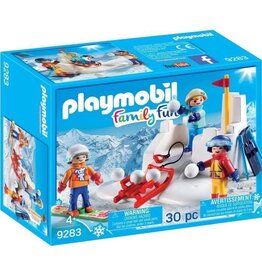 Playmobil Playmobil Family Fun 9283 Sneeuwballengevecht