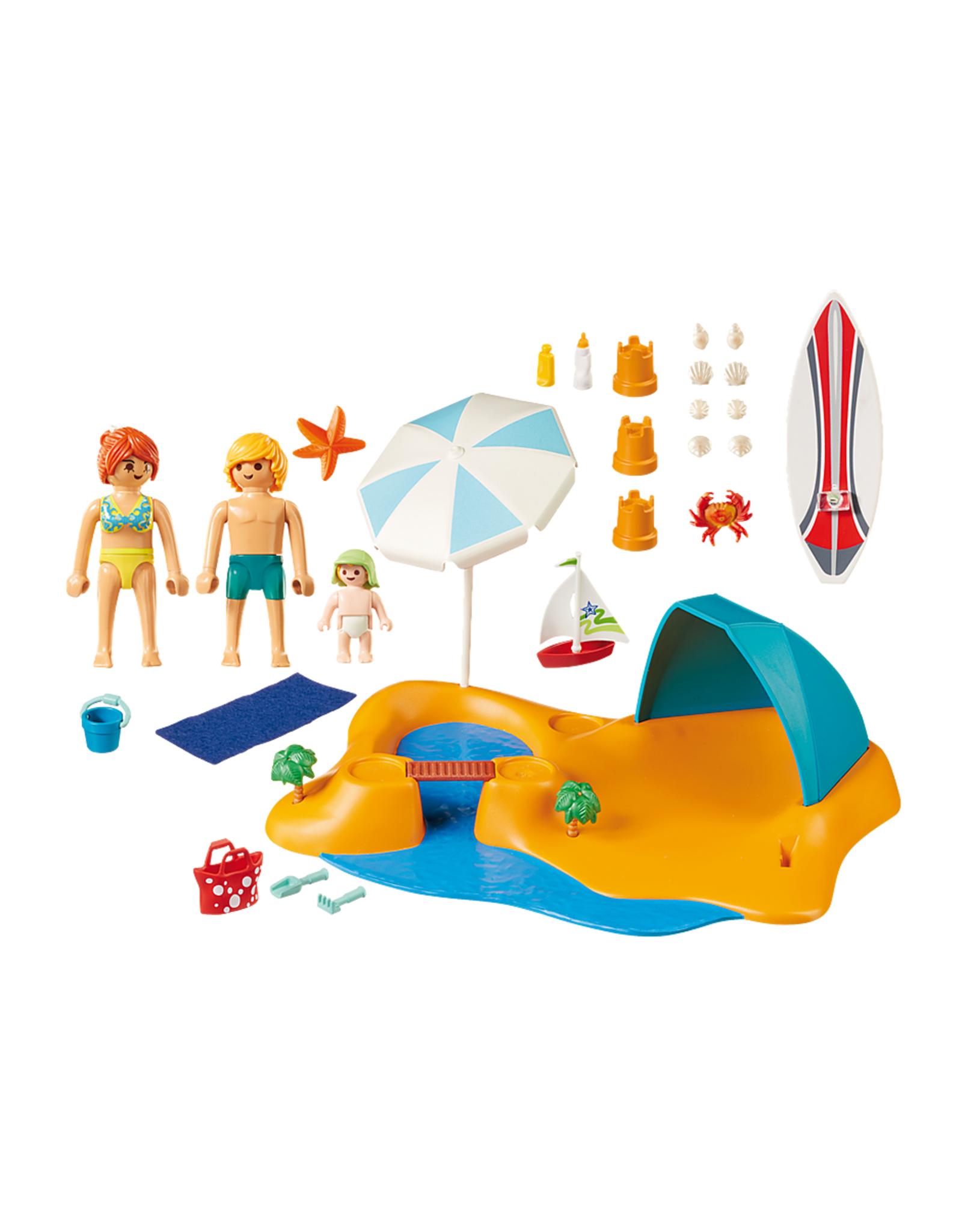 Playmobil Playmobil Family Fun 9425 Familie aan het Strand