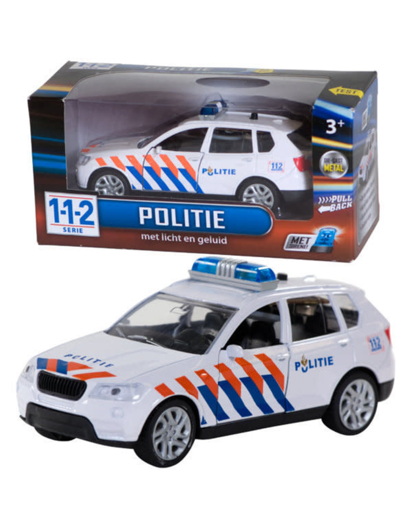 112 Politie-Auto met Licht en Geluid