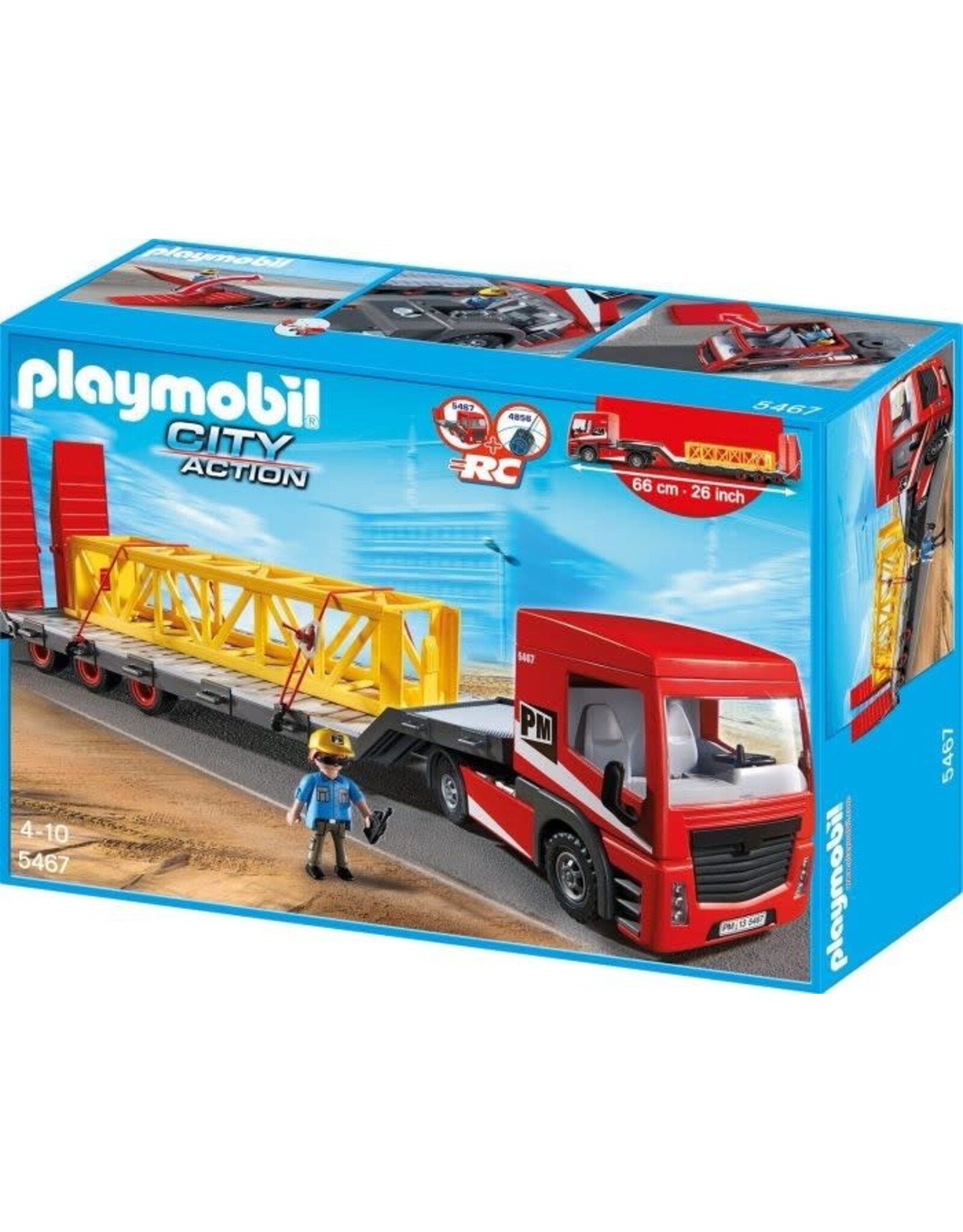 Playmobil Playmobil City Action 5467 Voertuig voor Zwaar Transport