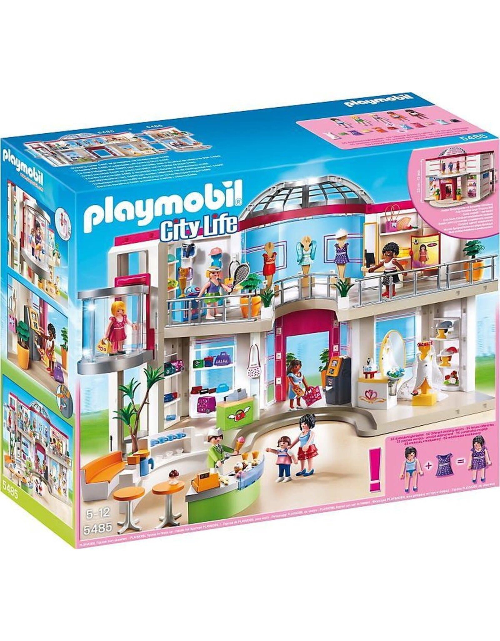 Playmobil Playmobil City Life 5485 Compleet Ingericht Winkelcentrum