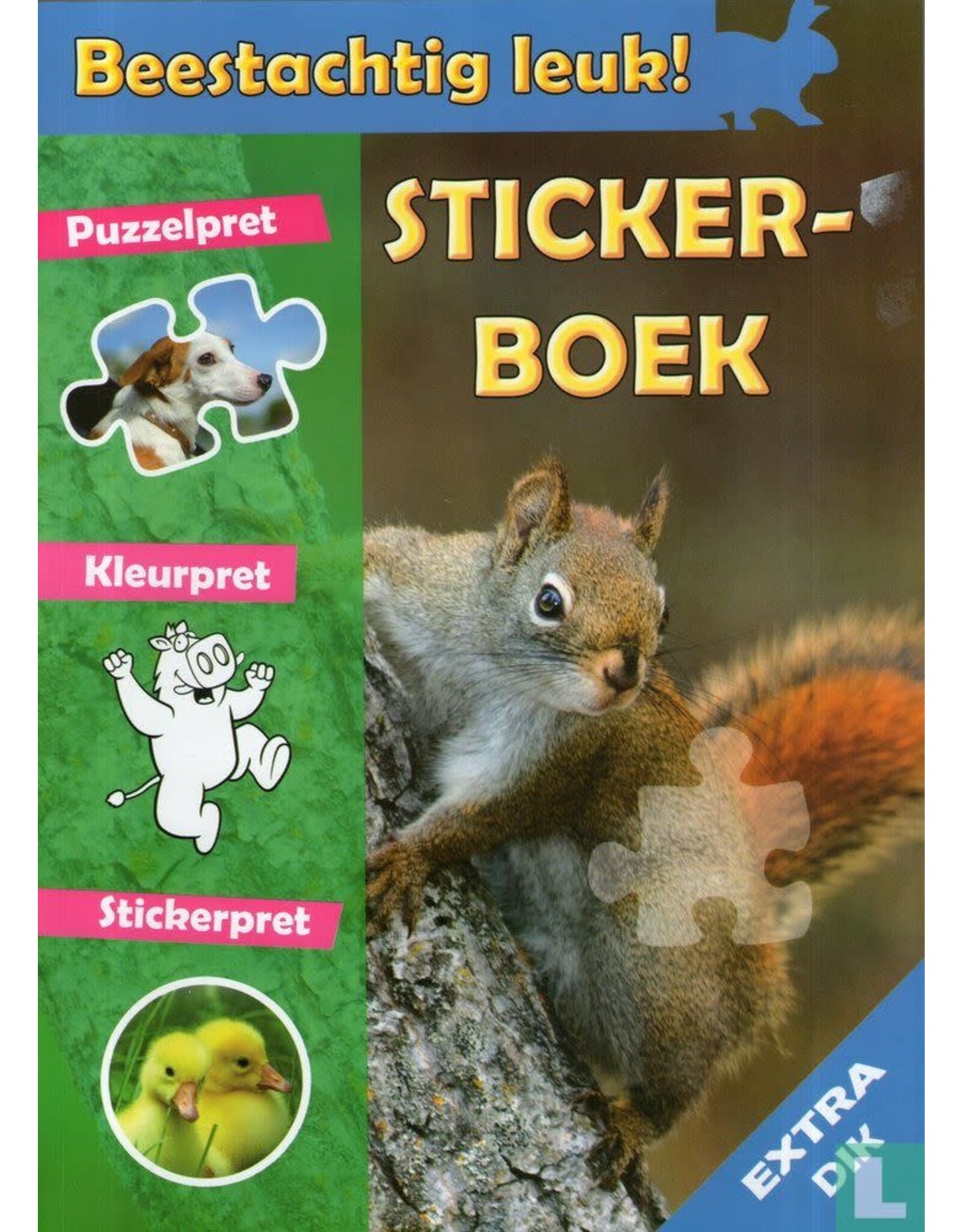 Beestachtig Leuk! Stickerboek - Assorti