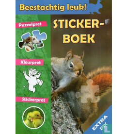 Beestachtig Leuk! Stickerboek - Assorti