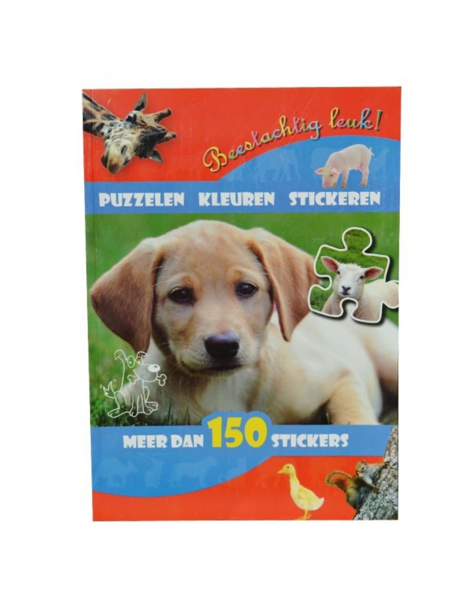 Beestachtig Leuk! Stickerboek - Assorti