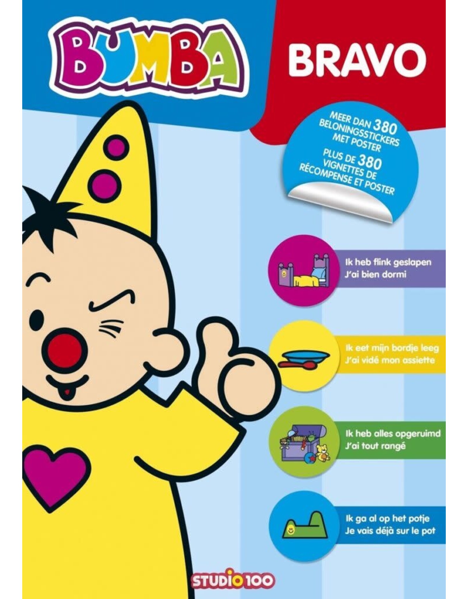 Studio 100 Bumba stickerboek met beloningsstickers
