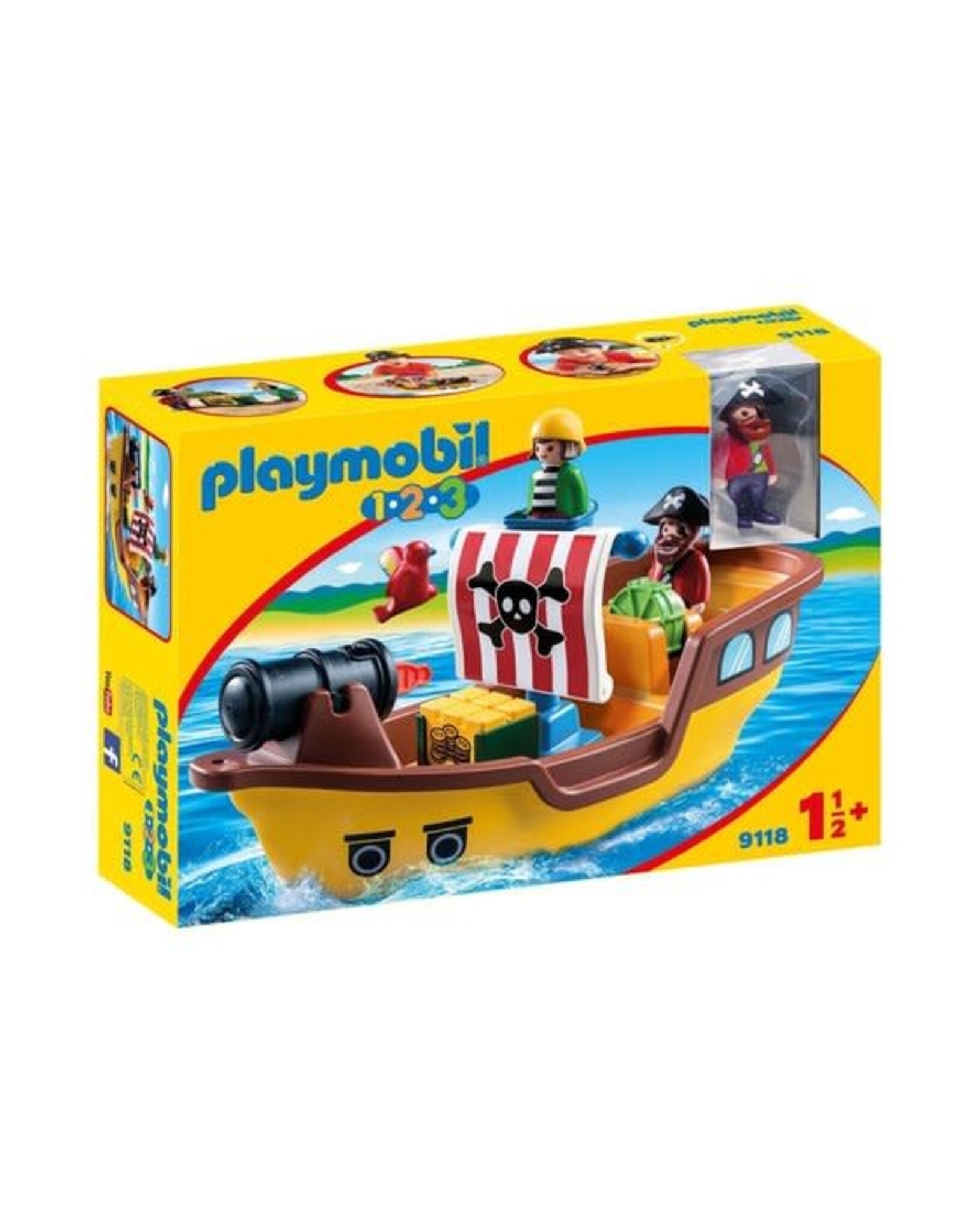 Playmobil Playmobil 1-2-3 9118 Piratenschip