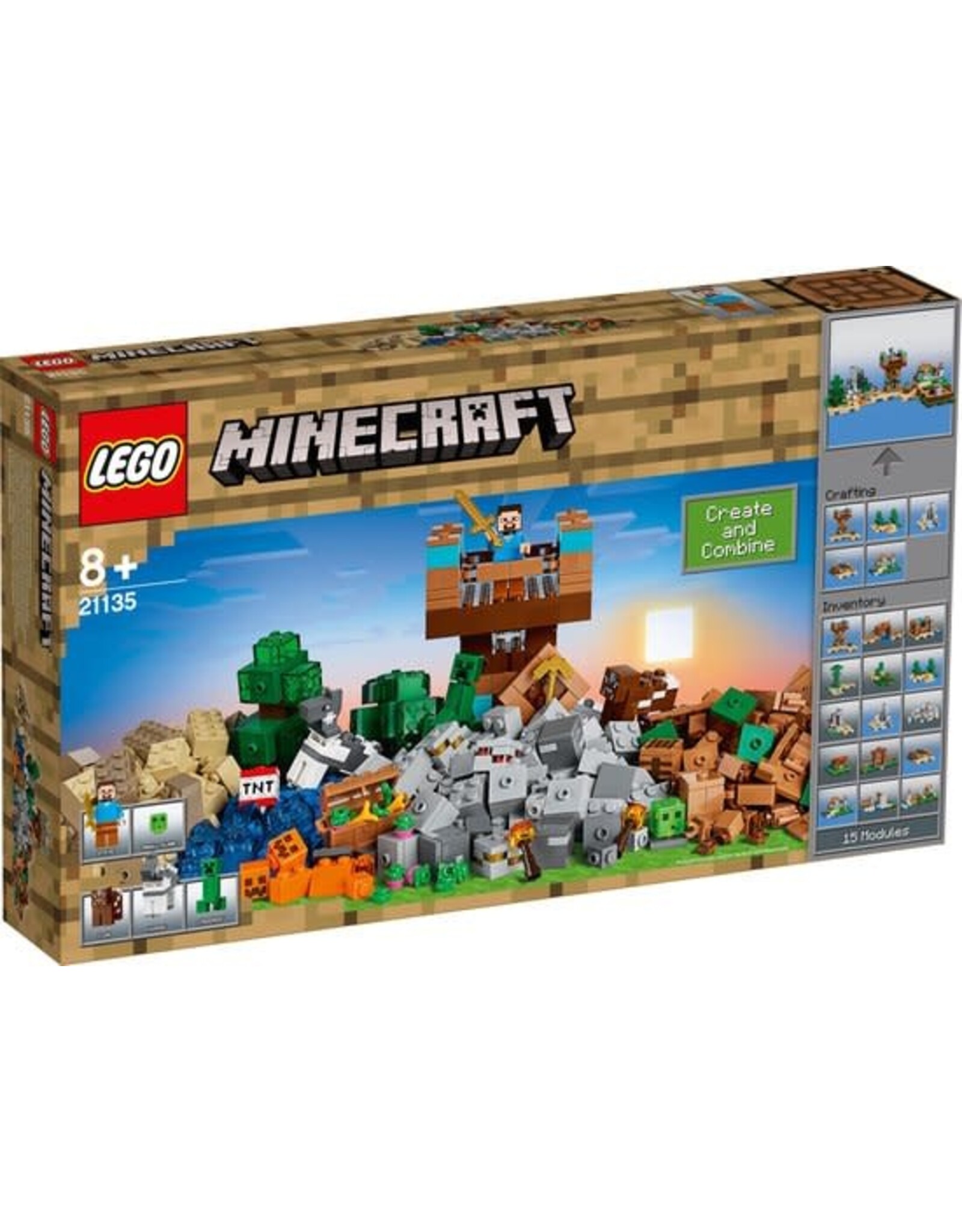 LEGO Lego Minecraft 21135 De Crafting-box 2.0