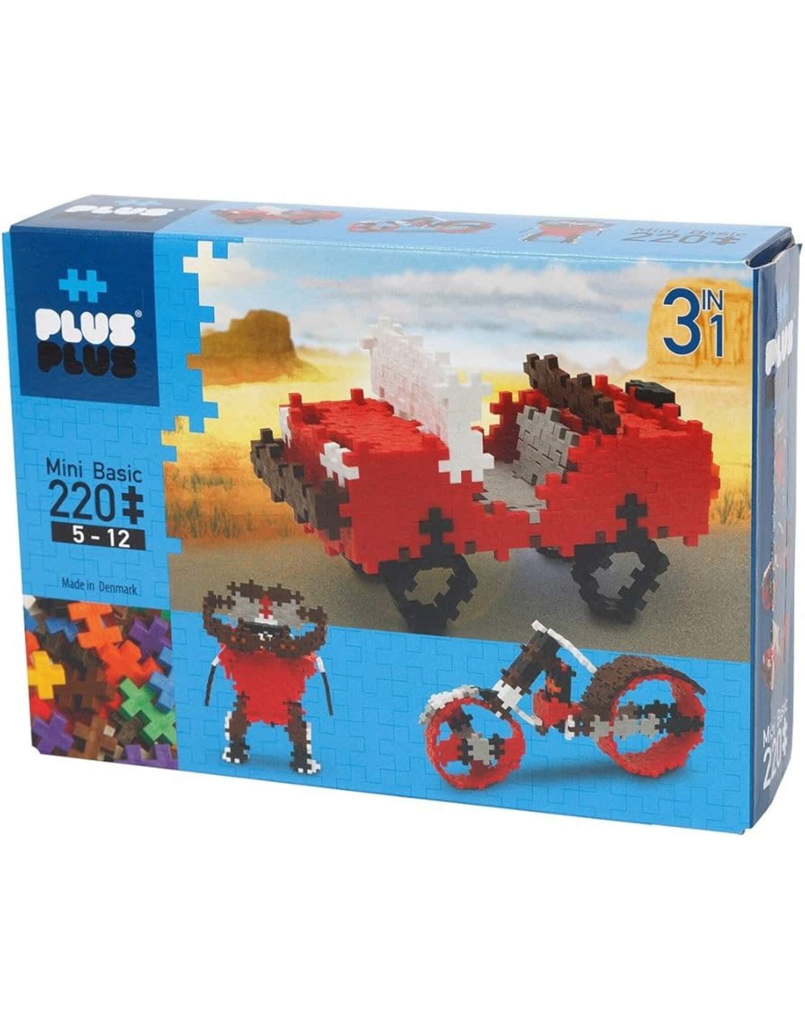 Plus-Plus Plus-Plus Mini Basic 3 in 1 (220 Stukjes)