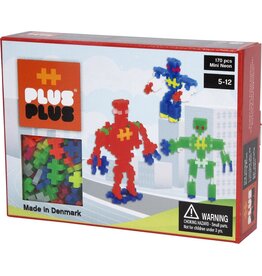 Plus-Plus Plus-Plus Mini Neon  - Robots (170 Stukjes)