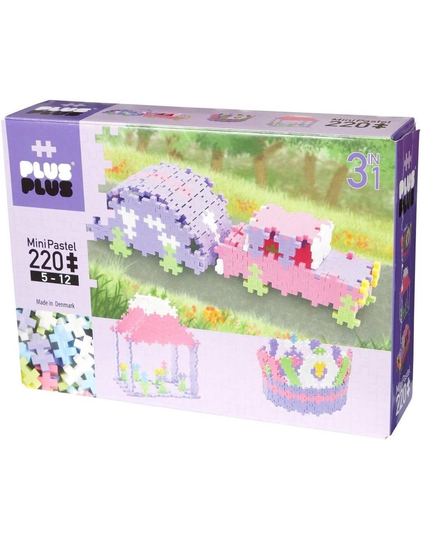 Plus-Plus Plus-Plus Mini Pastel 3 in 1 (220 Stukjes)