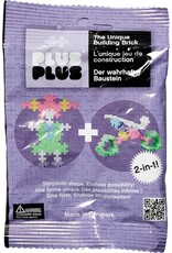 Plus-Plus Plus-Plus Mini Pastel 2 in 1 Zakje - Paars (35 Stukjes)