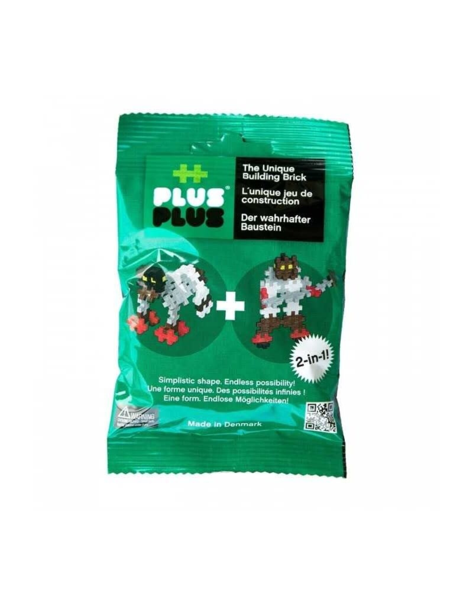 Plus-Plus Plus-Plus Mini Basic 2 in 1 Zakje - Groen (35 Stukjes)