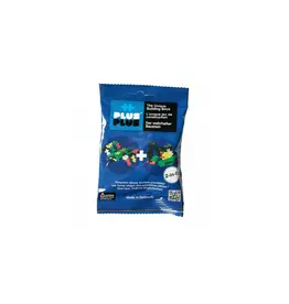 Plus-Plus Plus-Plus Mini Basic 2 in 1 Zakje - Blauw (35 Stukjes)