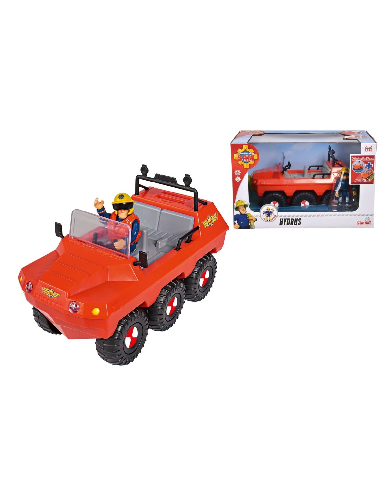 Simba Brandweerman Sam Amfibievoertuig Hydrus