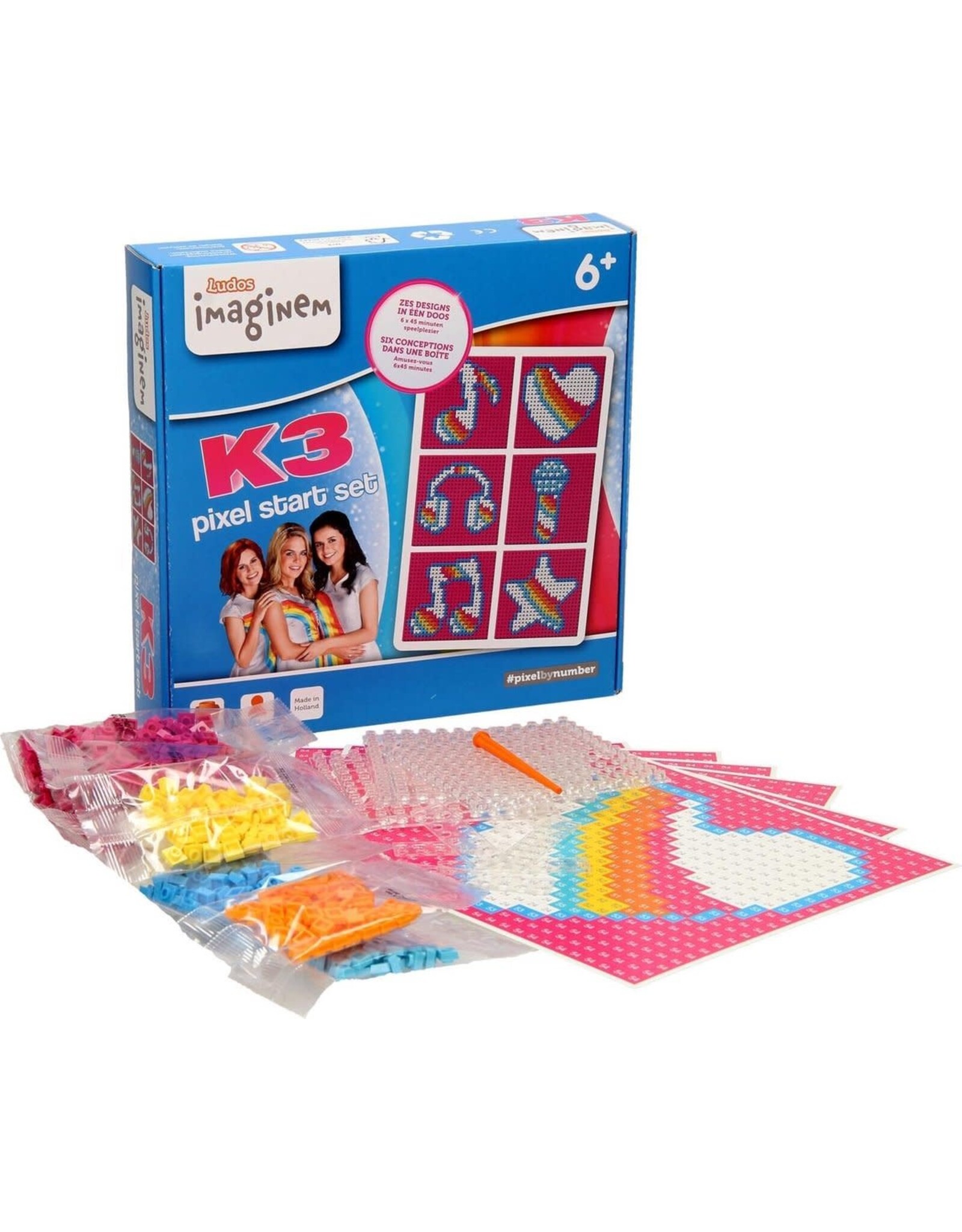 Ludos Imaginem Starterset K3 Pixel (1000 Stukjes)