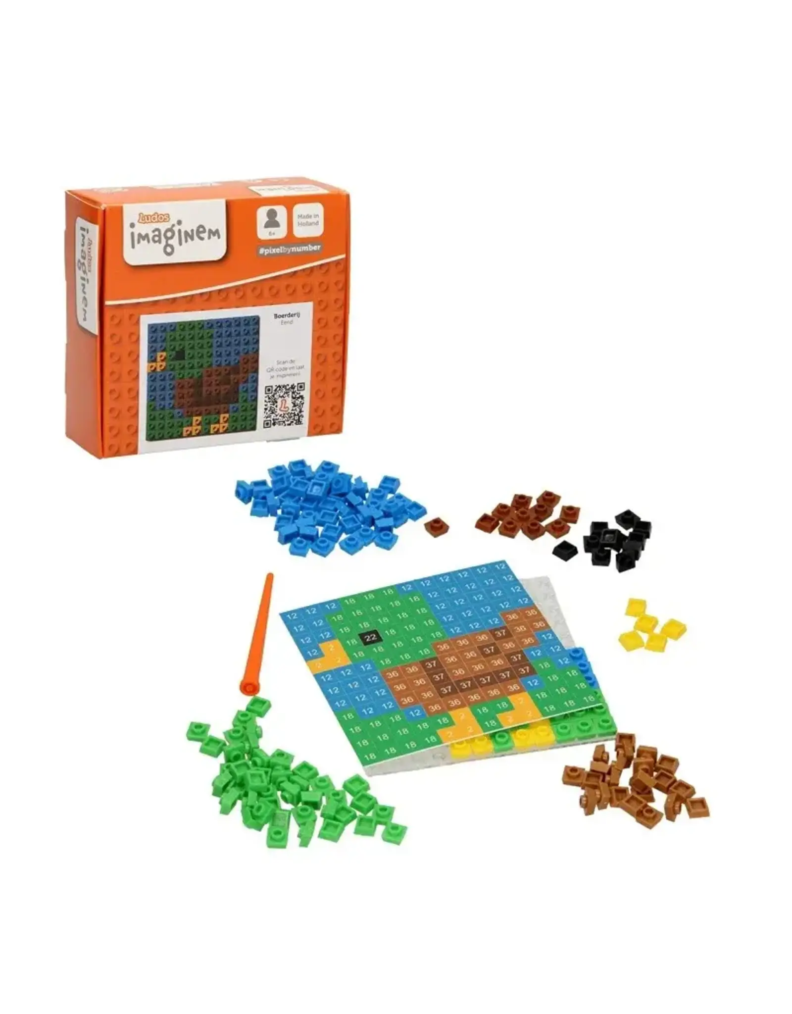 Ludos Imaginem Boerderij Eend (144 Stukjes)