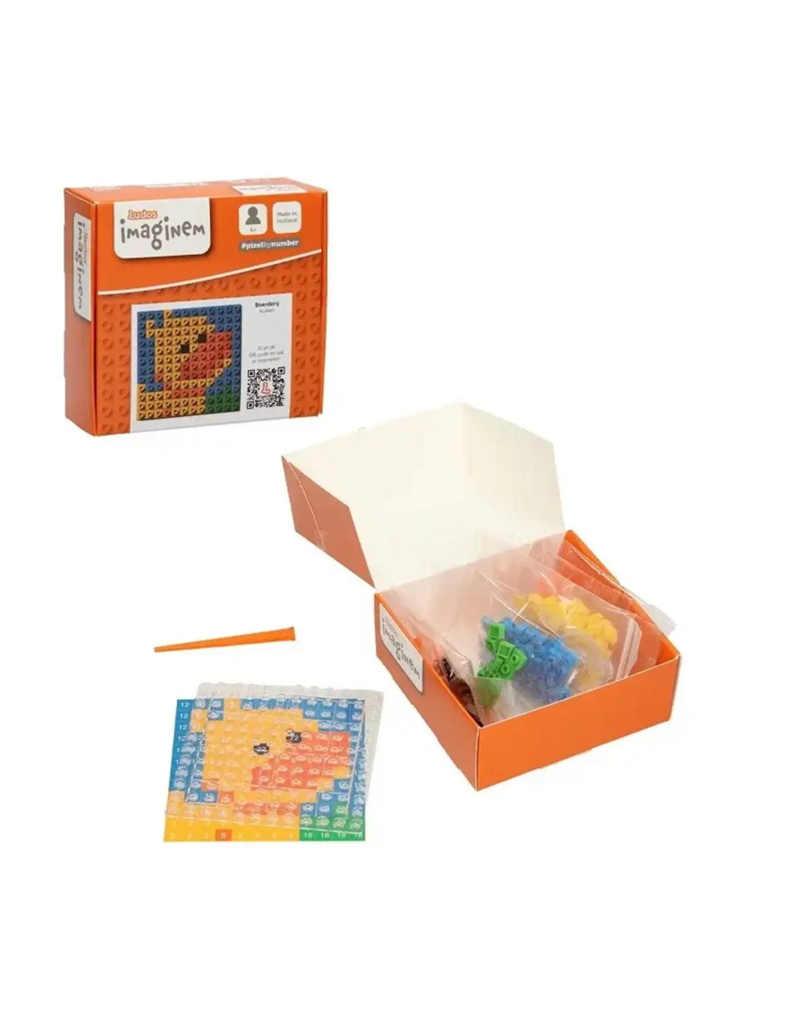 Ludos Imaginem Boerderij Kuiken (144 Stukjes)