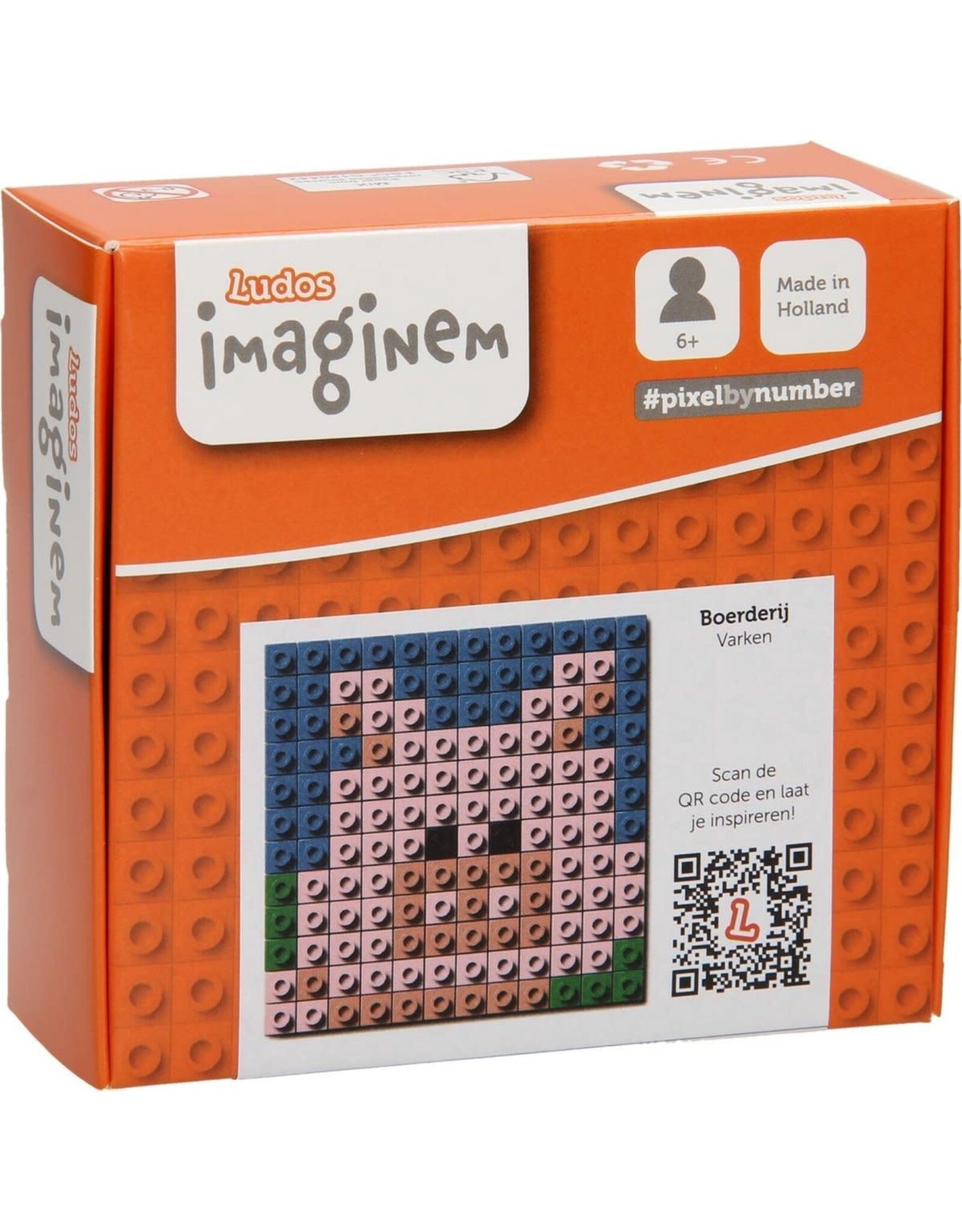 Ludos Imaginem Boerderij Varken (144 Stukjes)