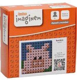 Ludos Imaginem Boerderij Varken (144 Stukjes)