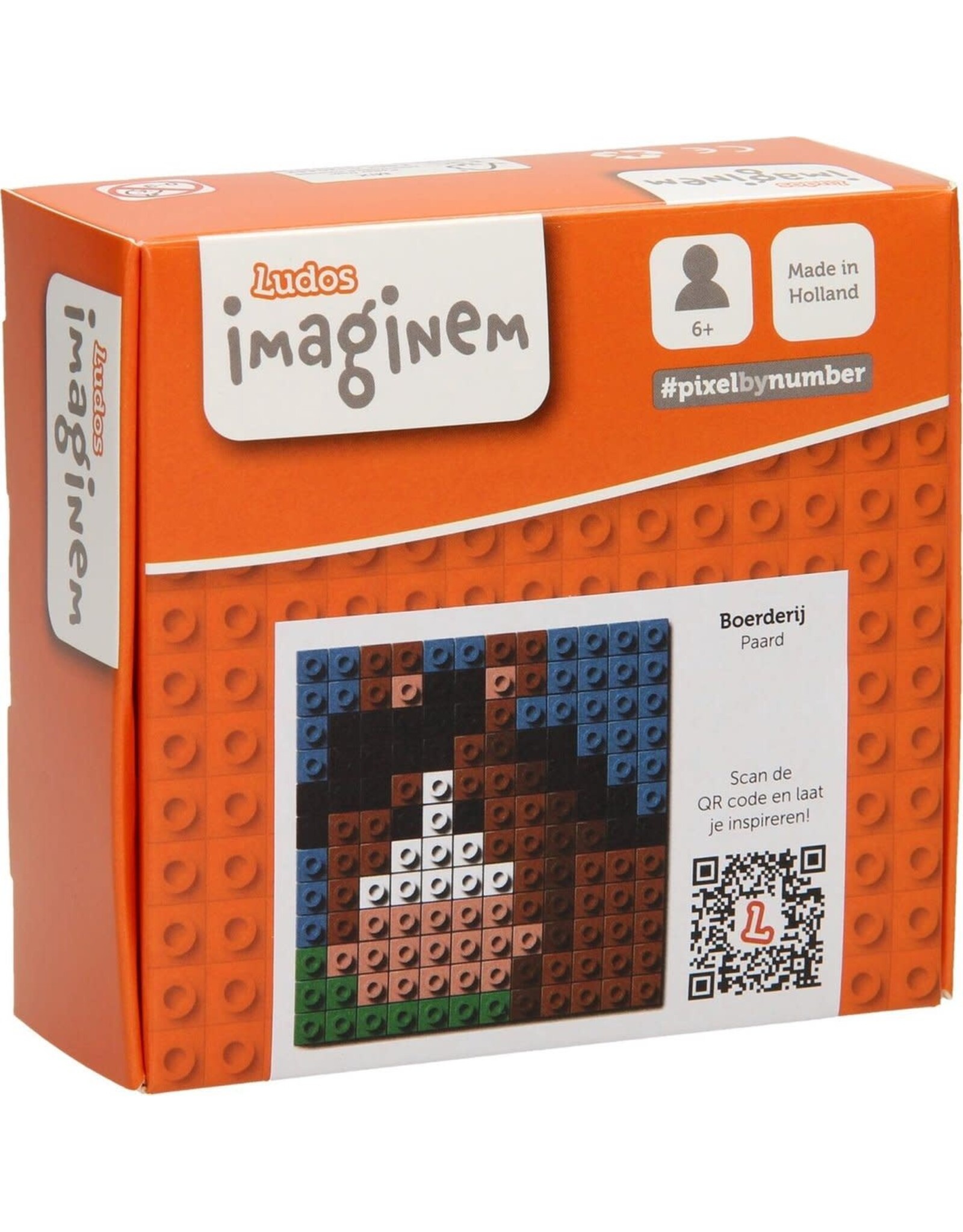 Ludos Imaginem Boerderij Paard (144 Stukjes)