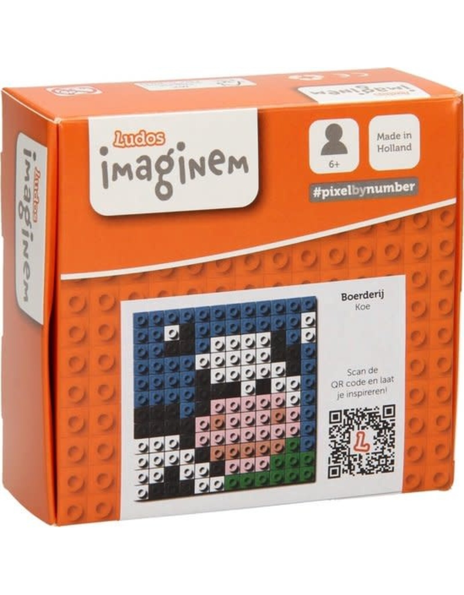 Ludos Imaginem Boerderij Koe (144 Stukjes)