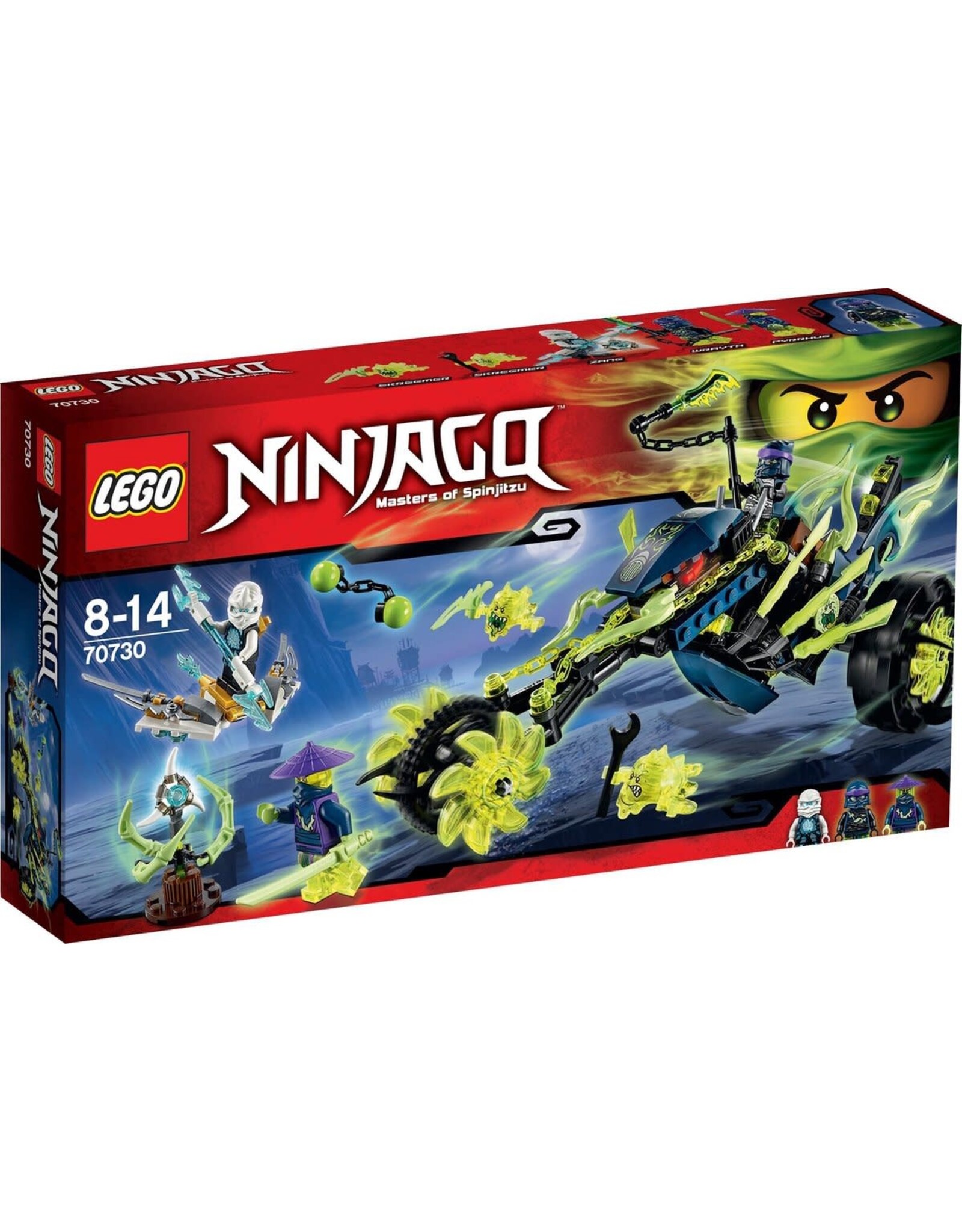 LEGO Lego Ninjago 70730 Ketting Voertuig Hinderlaag - Chain Cycle Ambush