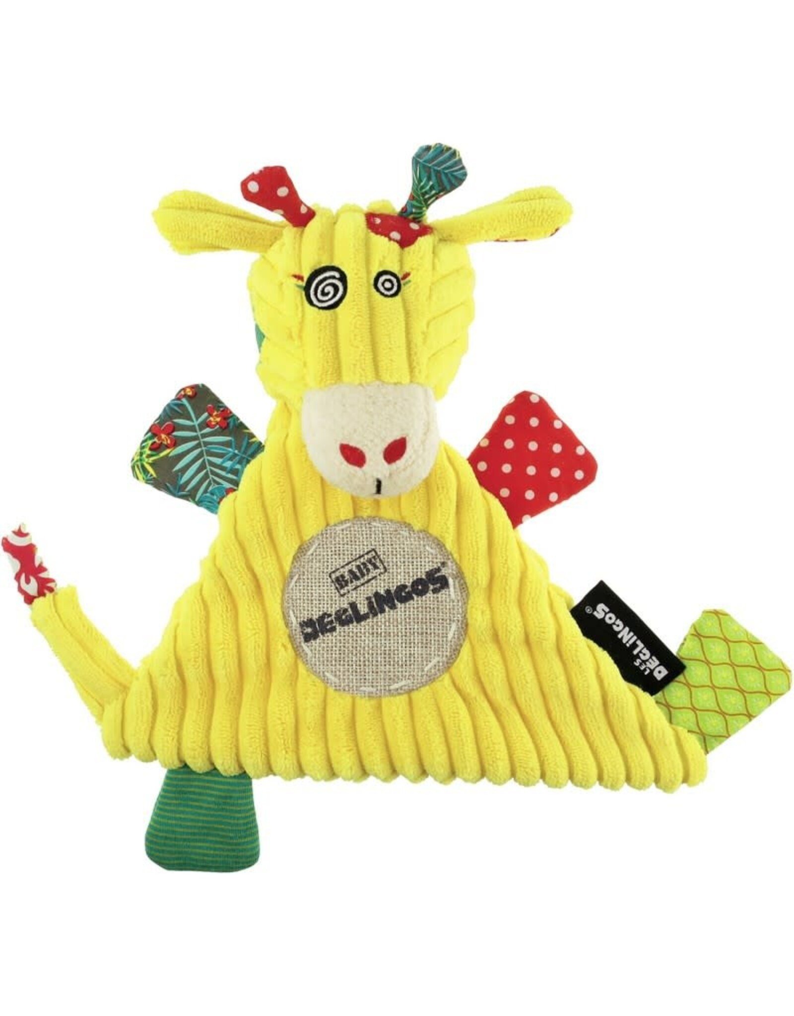 Les Déglingos Les Deglingos Knuffeldoekje Operchos de Giraf