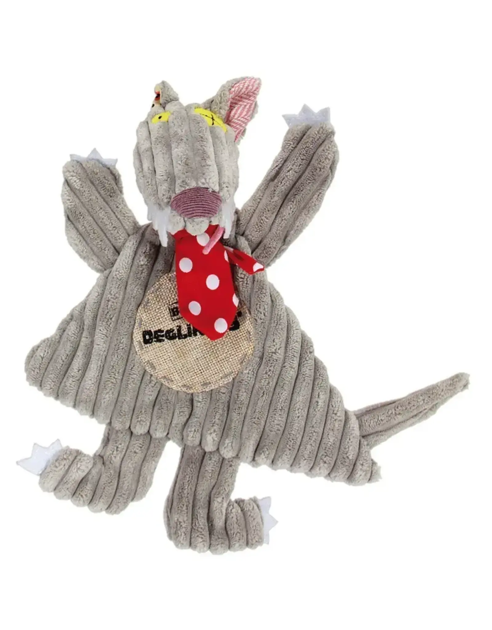 Les Déglingos Les Deglingos Knuffeldoekje BigBos de Wolf