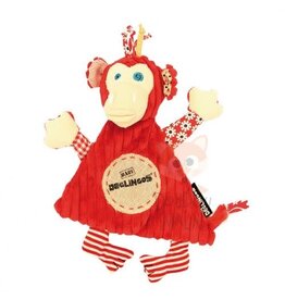 Les Déglingos Les Deglingos Knuffeldoekje Bogos de Aap